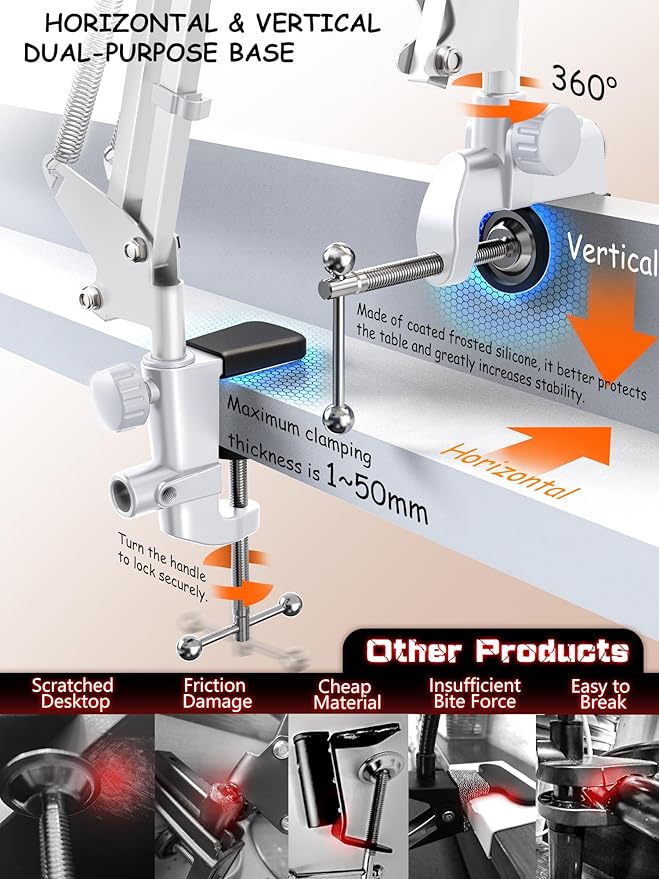 Foldable Tablet Stand, Tablet Mount Adjustable - Image 4