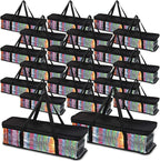 Woanger 20 Pieces Cd Storage Bags Transparent PVC DVD Storage Cases 1000 Cd by Woanger