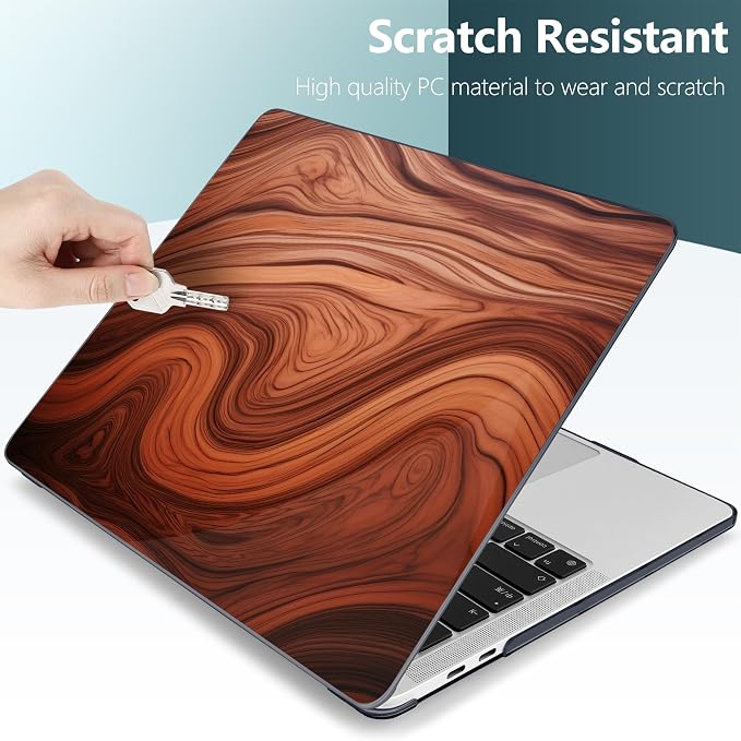TWOLSKOO Compatible with MacBook Pro 13 inch Case 2023-2016 A2338 M2/M1 A2251 - Image 3