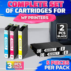 Reluen 5-Pcs 822XL Printer Ink Cartridges – High Capacity 2 Black & 3 Standard - Image 2