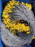 24" Steel Wire Cable Seals Tamper Resistant Security Tags Numbered Garden by LeadSeals
