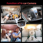 2025 Rearview Mirror Camera for Cars, 360 Dashcam Front Rear Inside, Touch - Image 6