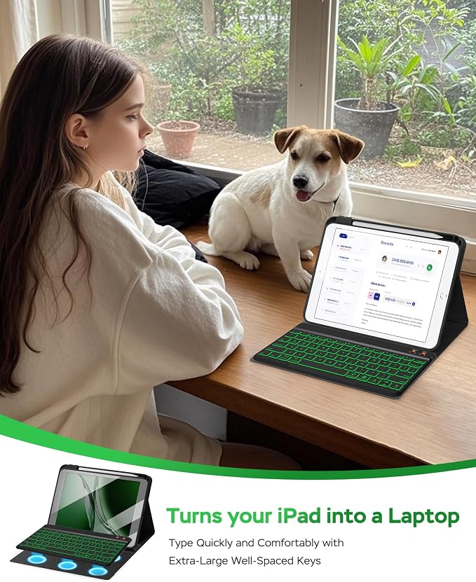Keyboard Case for iPad 9th 8th 7th Generation 10.2" - Image 9