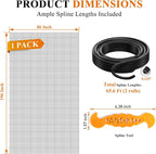 MAGZO Window&Door Screen Replacement Kit, - Image 2