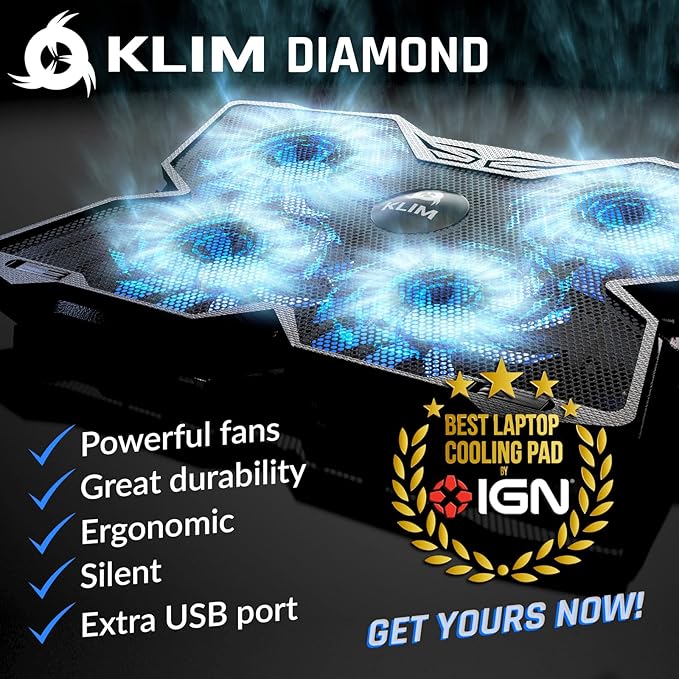 KLIM Wind Laptop Cooling Pad - Image 2