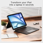 HOU for iPad Air 13 Inch Case Keyboard, Detachable Keyboard Case for iPad Pro - Image 8