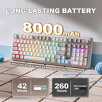 YUNZII B98 PRO QMK/VIA Wireless Mechanical Gaming Keyboard, 96% Layout - Image 7