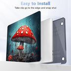May Chen for New MacBook Pro 13 Case 2022 2020 Release, Plastic Crystal Hard - Image 9