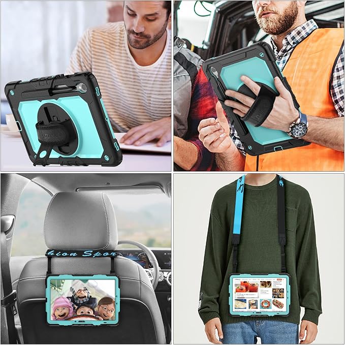 SEYMAC stock Case for Samsung Galaxy Tab S10 FE / S9 / S9 FE 5G Tablet Case - Image 5