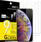 NEW'C 3 Pack Designed for iPhone 11 Pro Max and iPhone XS Max Screen Protector by NEWC