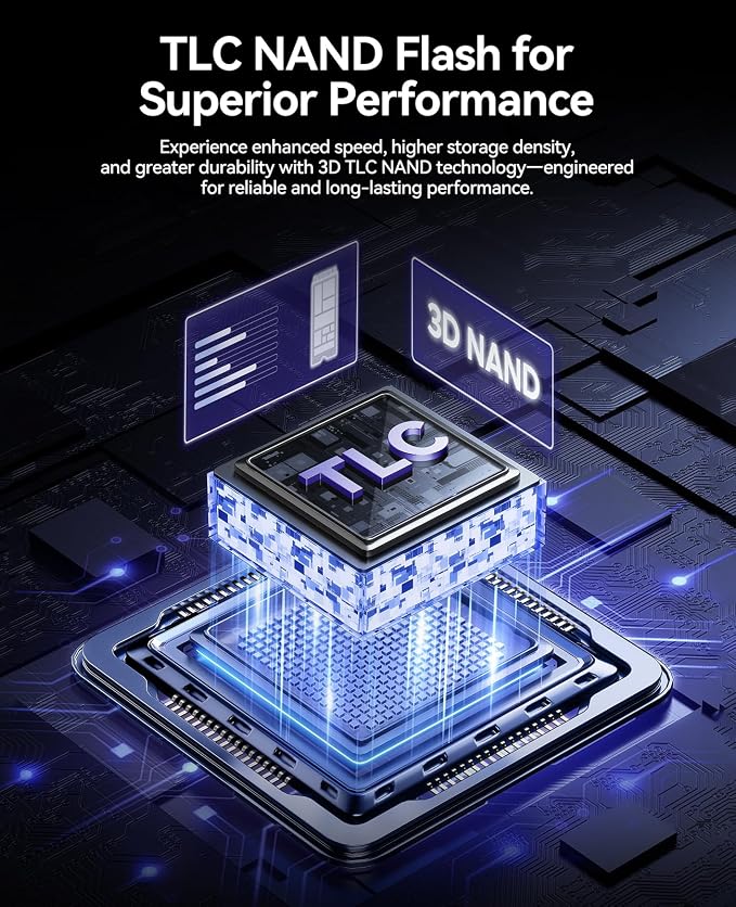 ORICO OSC 2TB M.2 NVMe SSD for Desktop PC, PCIe 4.0 Internal SSD - Image 5