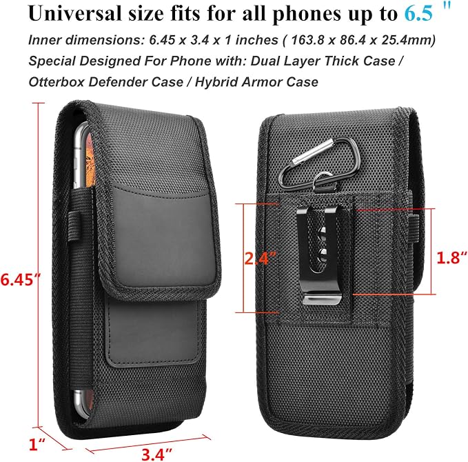 Njjex Phone Holster for Motorola Moto G 5G 2025 G Stylus 2023 G Power 5G 2024 G - Image 2
