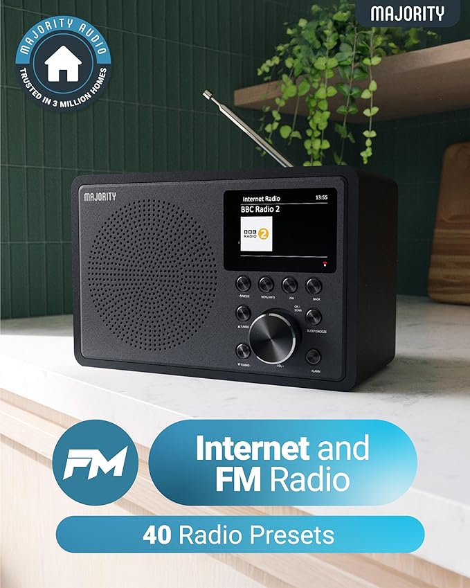 Internet Radio for Home with WiFi and FM | DSP Speaker Perfect for Bedroom - Image 5