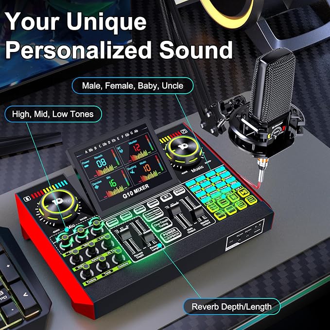 Podcast Equipment Bundle with 3.5mm Condenser Microphone - Image 3