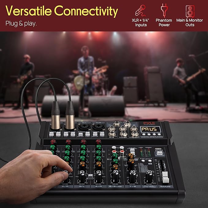 Pyle 8 Channel Studio Mixer - Image 4
