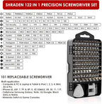 Precision Screwdriver Set, SHARDEN 122 in 1 Electronics Magnetic Repair Tool Kit - Image 2