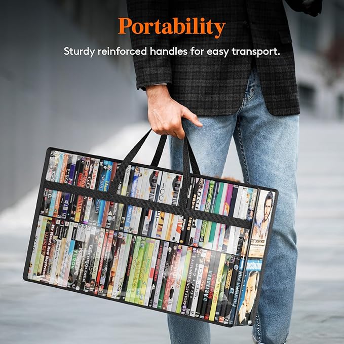 Lifewit DVD Storage Bags, Media Holder - Image 5