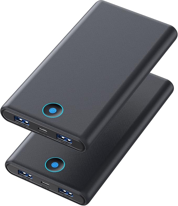 Portable Charger Power Bank 20000mAh, Ultra Slim Portable Phone Charger by AONIMI
