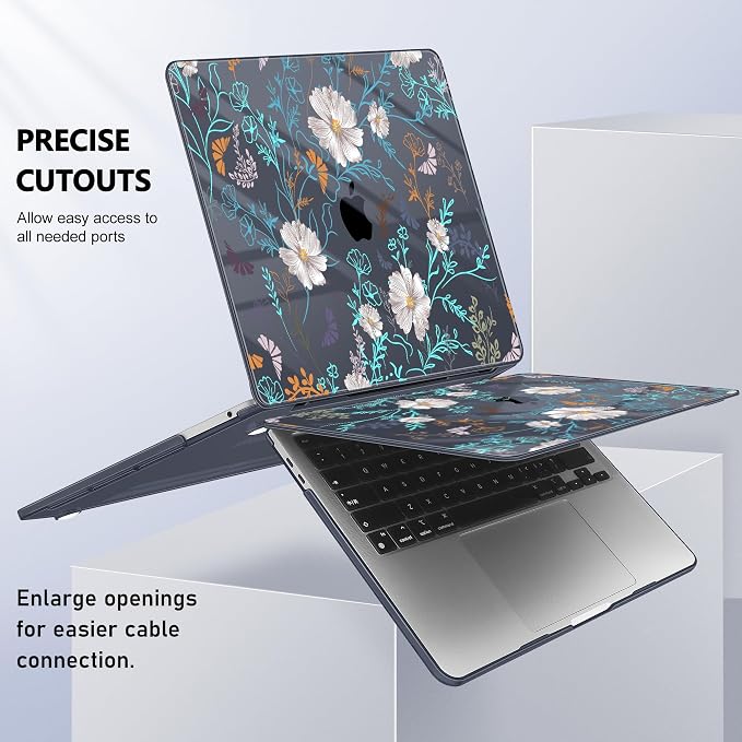 Case for MacBook Pro 13 inch with/Without Touch Bar, Hard Shell + Keyboard - Image 8