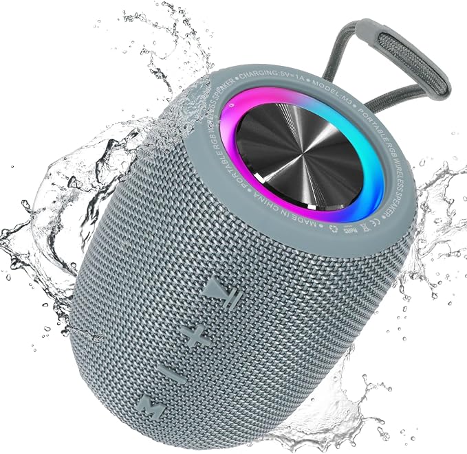 Portable Bluetooth Speaker, BT5.3 Wireless Speaker 20W Bass Diaphragms by SENXINGYAN