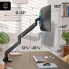 ONKRON Heavy Duty Monitor Arm for 17-57 Inch Screen up to 59.4 lbs, Ultrawide - Image 2