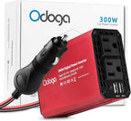 300W Car Power Inverter 12v DC to 110v AC – Car Adapter by Odoga