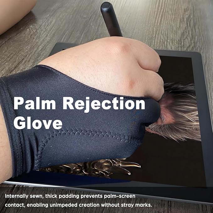 Drawing Glove, Artist Glove for Drawing Tablet, Digital Art Creation - Image 3