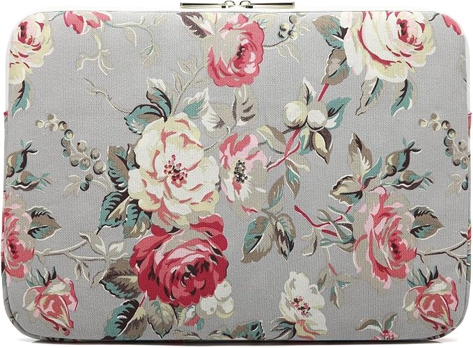 Canvaslove Grey Rose Laptop Sleeve Case Bag - Image 5