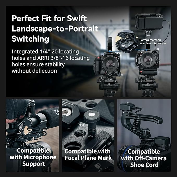 SmallRig Cage Kit for Canon C80, Modular Design - Image 5