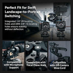 SmallRig Cage Kit for Canon C80, Modular Design - Image 5