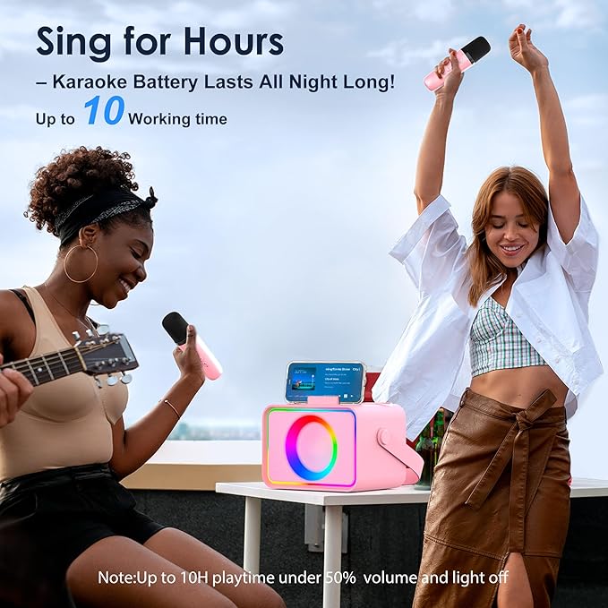 Karaoke Machine, Portable Bluetooth Speaker - Image 6