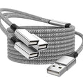 3.3FT USB A Male to 3 Female Extension Cable, USB Splitter 1 in 3 Out Support by Unknown