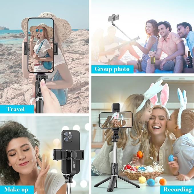 Portable 41 Inch Selfie Stick Phone Tripod - Image 7