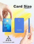6000mah Ultra Slim Built in Cables Power Bank, Card Size Built in USB C Cords - Image 2