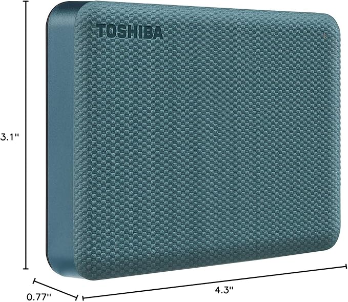 Toshiba Canvio Advance 4TB Portable External Hard Drive USB 3.0 - Image 8