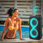 Monster Cycle Plus Bluetooth Speaker, 380W High Power Portable Party Speaker - Image 4