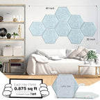 Mollywell Hexagon Acoustic Panels, High Density, Soundproofing, Decorative - Image 4