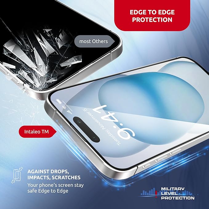 Glass Screen Protector for iPhone 15 Plus – Tempered Glass Screen Protector - Image 6