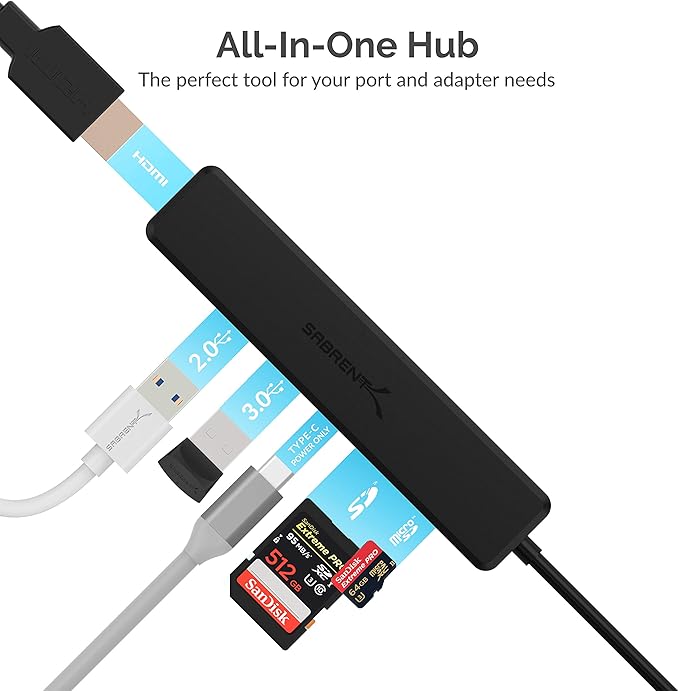 SABRENT Multi-Port USB Type-C Hub - Image 5