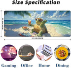 Turtle Gaming Mouse Pad Extended Desk Computer Keyboard Laptop Mouse Pads - Image 3