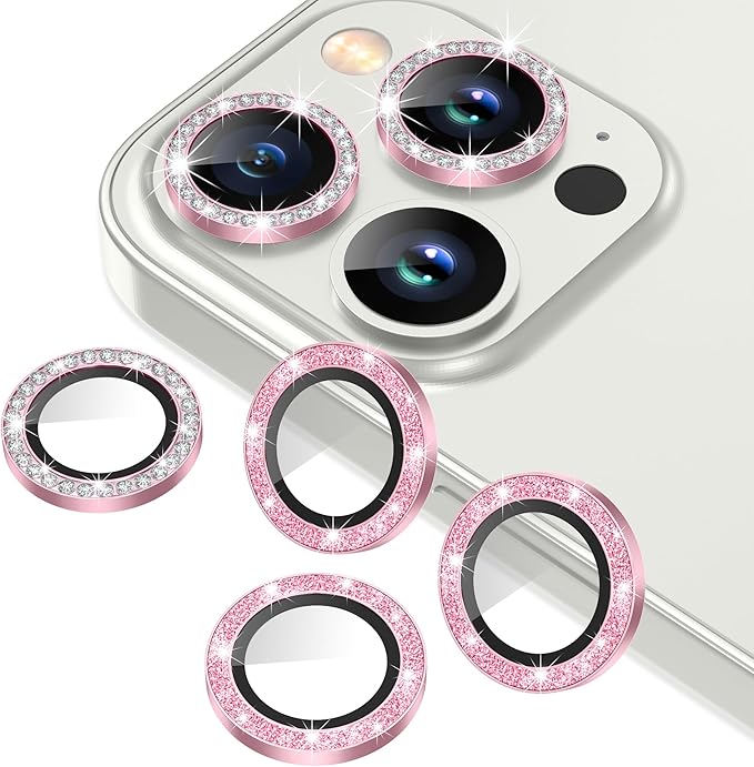 AGVEE 3+3 6 Pack for iPhone 13 Pro 6.1" / 13 Pro Max 6.7" Camera Lens Cover by AGVEE