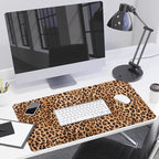 Lokigo Leopard Print Desk Pad, Waterproof Rubber Base Mousepad - Image 8