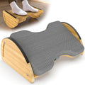 Bamboo Foot Rest for Under Desk at Work by Unknown