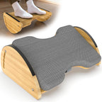 Bamboo Foot Rest for Under Desk at Work by Unknown