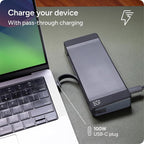 ZAGG 9-Port Hub – 2 USB-C, 2 HDMI, 1 USB-A, Audio Jack, SD & MicroSD Card - Image 5