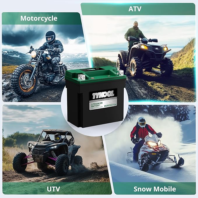 TYKOOL YTX14-BS-STD 400 CCA, Lithium LiFePO4 12v Motorcycle Battery, ATV Battery - Image 8