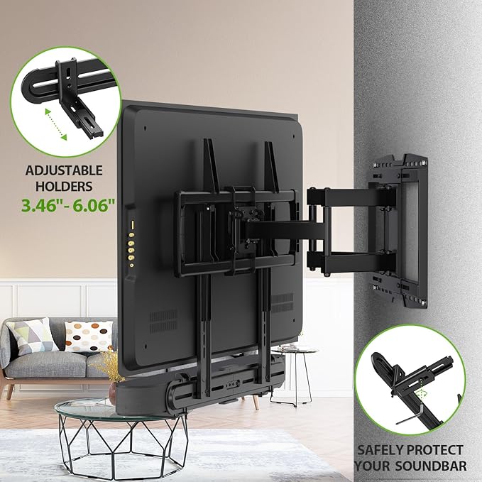 USX MOUNT Universal Soundbar Mount, Sound Bar TV Bracket - Image 5