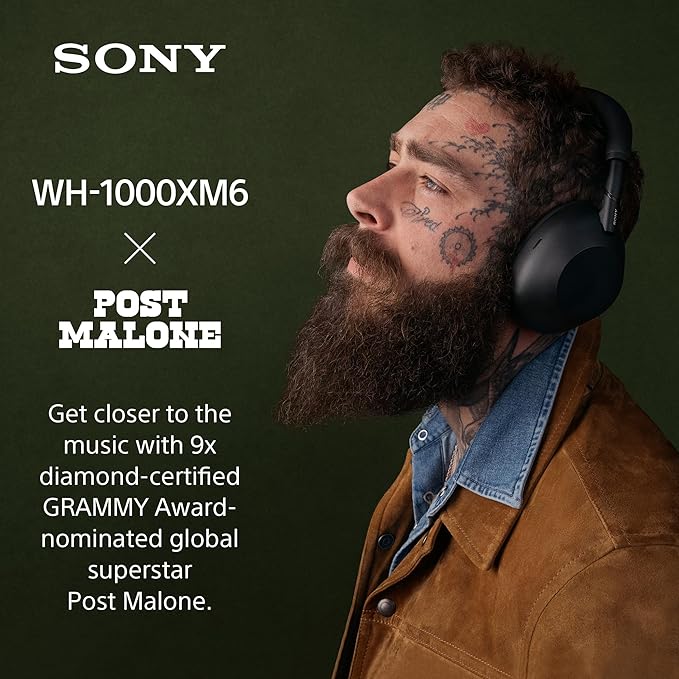 Sony WH-1000XM6 The Best Wireless Noise Canceling Headphones, HD NC Processor - Image 2