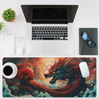 Mouse Pad Large Chinese Traditional Dragon Non-Slip Gaming Desk Mat - Image 2