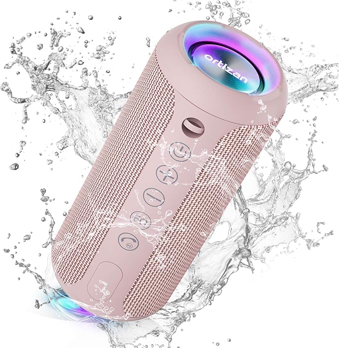 Ortizan Portable Bluetooth Speakers, IPX7 Waterproof Wireless Speaker by Ortizan